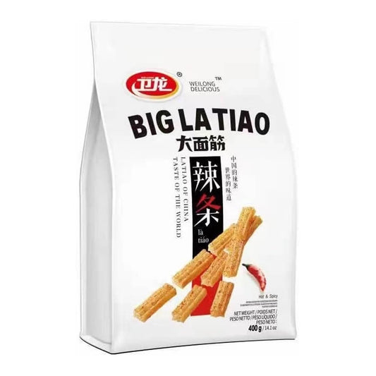 Wei Long Big La Tiao  400g - Spicy Sticks