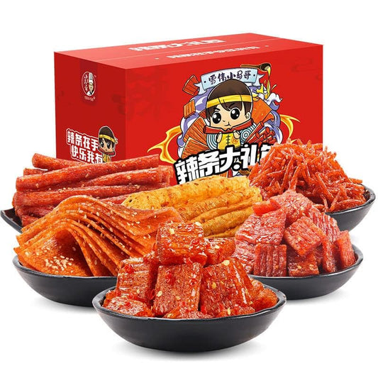 Spicy sticks La tiao snack gift pack